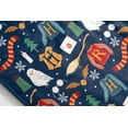 thumbnail image 3 of Harry Potter 'Hogwarts at Christmas!' Silk Touch Fleece Throw, 100% Polyester, 3 of 5