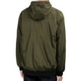 thumbnail image 2 of Hat and Beyond Men's Active Two Tone Windbreaker Jacket Slim Fit Water & Wind Resistant, 2 of 5