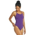 thumbnail image 5 of Sporti HydroLast Solid Thin Strap One Piece Swimsuit, High Cut, Unpadded, Athletic (Women’s), 5 of 12