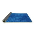 thumbnail image 2 of Ahgly Company Indoor Rectangle Oriental Turquoise Blue Industrial Area Rugs, 2' x 5', 2 of 4
