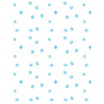 Fantasy Butterfly Stars Removable Vinyl Wallpaper by Barbie - Blue on White