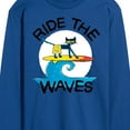 thumbnail image 3 of Pete The Cat - Ride The Waves - Men's Long Sleeve T-Shirt, 3 of 6