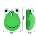 thumbnail image 3 of Sunffice Wired Mouse Cute Animal Shape Corded Mouse 3-Button 1200DPI Optical USB Computer Mice Kids Mouse for Laptop, Chromebook, Desktop, Notebook-Green, 3 of 5