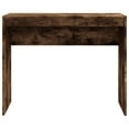 thumbnail image 3 of vidaXL Desk Smoked Oak 90x40x72 cm Engineered Wood, 3 of 5