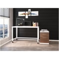 thumbnail image 4 of Hirsh 20-in Deep Mobile Pedestal 2-Drawer Metal Box/File. Laminate Drawer White, 4 of 7