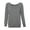 Deep Heather, variant on Bella + Canvas Women's Sponge Fleece Wide Neck Sweatshirt B7501