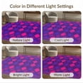 thumbnail image 7 of ODIKA Purple Watercolor Pink Blended Geometric Repeating Motif Frame for Small Living Room, Playroom, Bedroom, Easy Care Kids Safe, 7 of 7