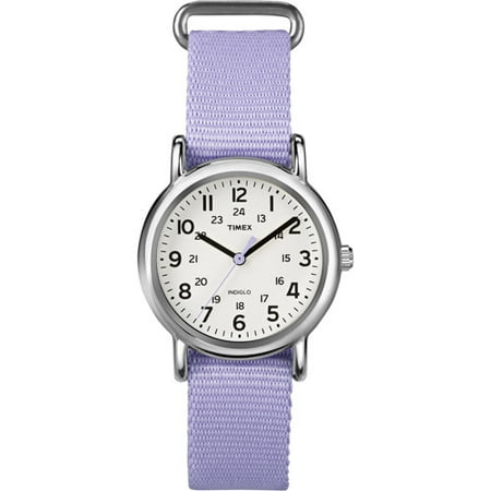 Timex Women's Weekender Watch, Lavender Nylon Strap