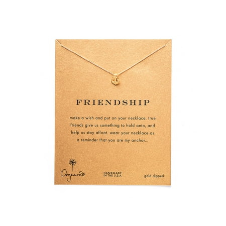 Dogeared Best Mom Necklace - Dogeared Friendship Anchor Gold Dipped Necklace
