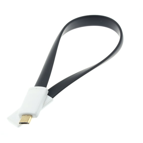 MicroUSB Short USB Cable Charger Cord Power Wire Q1O for Samsung Galaxy S5, J7 Sky Pro, V (2017) Perx, S6 Edge  S7 Edge, Grand Prime, Active, TabPRO 12.2 10.1 SM-T520 Tab S 10.5 SM-T800 Active