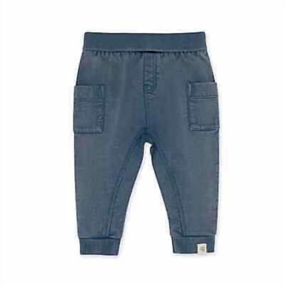 French Terry Acid Wash Harem Pant