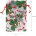 thumbnail image 2 of Naler Pack of 20 Christmas Party Favor Bags,4"x 6" Snowflake Organza Drawstring Jewelry Candy Pouch, 2 of 6