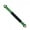 Green, variant on Tie 4 Safe RT41A-18M18-Y-C-20 2 x 18 in. Axle Straps with Abrasive Sleeve & Delta Ring, Yellow - 20 Piece