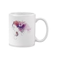 thumbnail image 2 of Woman With Colorful Flowers Mug - Image by Shutterstock, 2 of 4