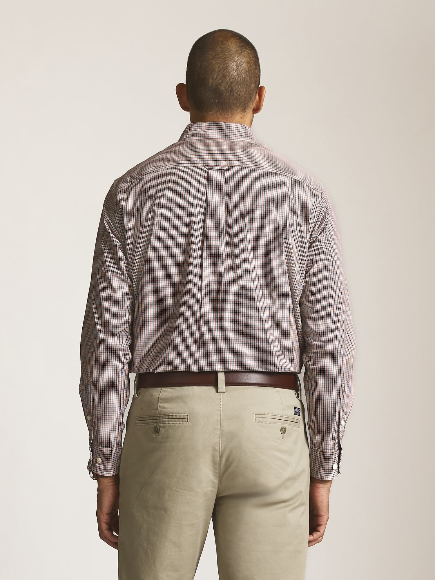 Chaps Men’s and Big Men’s Easy Care Long Sleeve Shirt, Sizes S–2XL