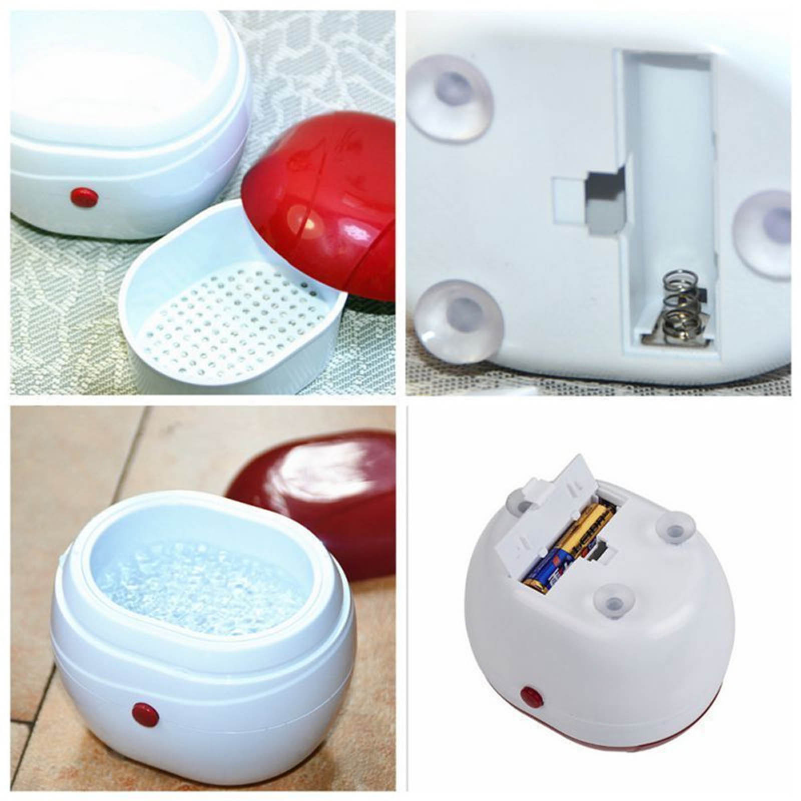 Jewelry Cleaning Machine Small Jewelry Cleaning Machine Battery Powered Efficient Cleaning Used To Clean Jewelry Dentures Glasses Kitchen Brushes Cleaning Products for Home Soap Dispensing Dish Brush