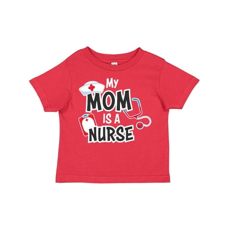 

Inktastic My Mom is a Nurse Gift Toddler Boy or Toddler Girl T-Shirt