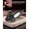 thumbnail image 5 of Poetic Étui Néon pour iPhone 16 Pro, [Couvercle d'Appareil Photo Intégré avec Béquille] [Compatible avec MagSafe], Noir, 5 of 5