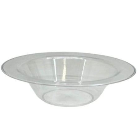 14oz Clear Magnificent Heavyweight Plastic Bowls: 4CT