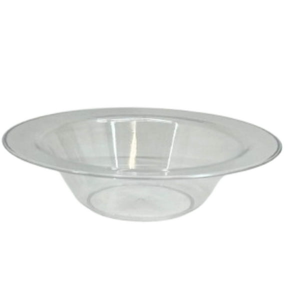 14oz Clear Magnificent Heavyweight Plastic Bowls: 4CT