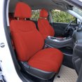 thumbnail image 5 of For 2019–2023 Hyundai Santa Fe FH Group Custom Fit Neoprene Waterproof Car Seat Covers - Front Seat Solid Red, 5 of 5