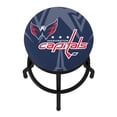 thumbnail image 5 of Trademark Gameroom Washington Capitals Logo Black Ribbed Barstool, 5 of 5