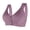 Grey, variant on Womens Bras Comfortable Sexy Transparent Shoulder Strap Bra Wireless Backless Spongeless With Convertible Shoulder Straps Brassiere Comfy Womens Bralette