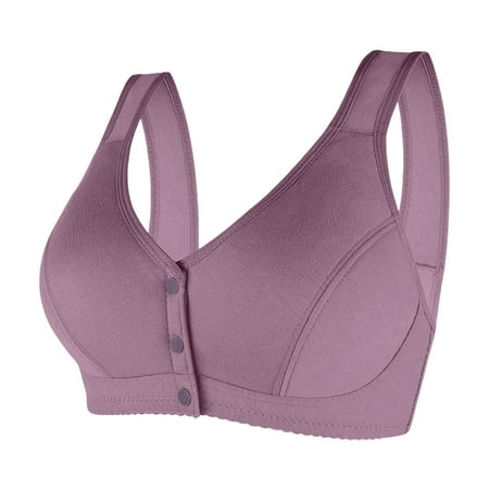Toimothcn Bras For Women Comfortable Sexy Transparent Shoulder Strap Bra Wireless Backless Spongeless With Convertible Shoulder Straps Brassiere Comfy Womens Bras