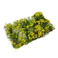 thumbnail image 1 of Césped artificial estático con forma de racimo de flores para decorar con arena y ferrocarril. amarillo, 1 of 9