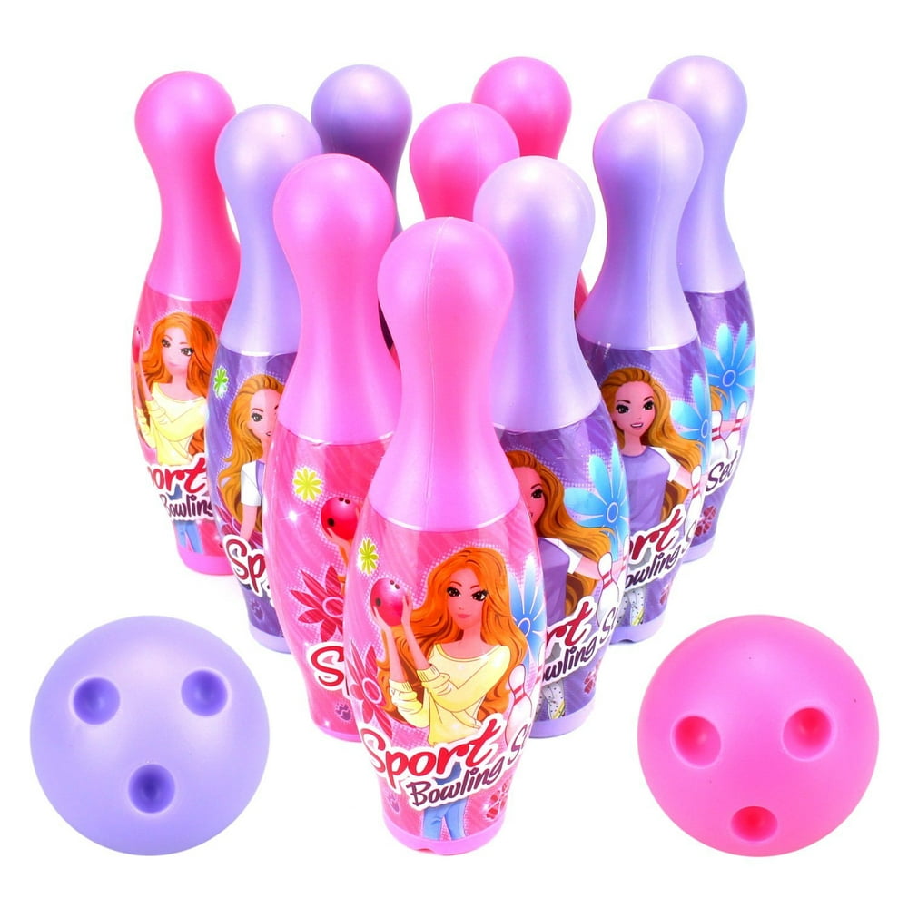 vintage toy bowling set