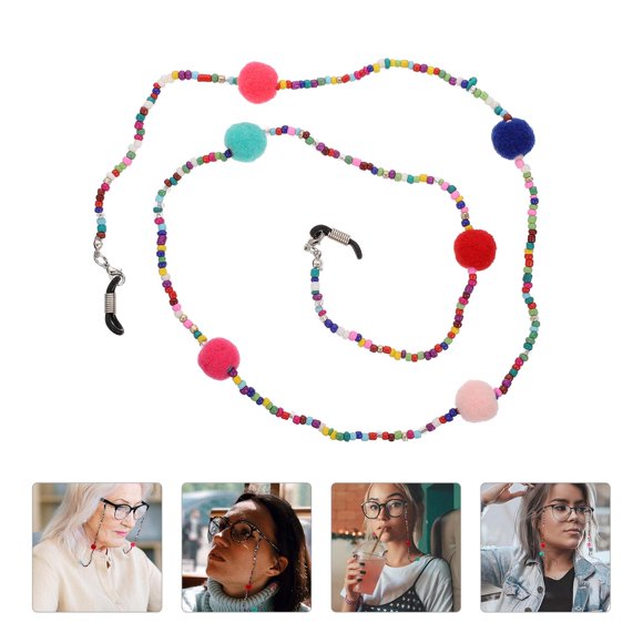 AURARMLET 1Ud Collar Para Gafas Multicolor Con Detalles Finos Y Función Antipérdida Ideal Para Regalo Y Uso Diario