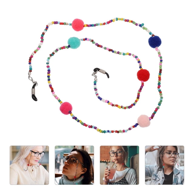 AURARMLET 1Ud Collar Para Gafas Multicolor Con Detalles Finos Y Función Antipérdida Ideal Para Regalo Y Uso Diario