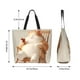 thumbnail image 5 of Balery Relaxing Cat With Tea Bolsa Tote Estilo Estético con Cremalleras, Bolsa de Hombro, Bolsa de Compras Grande y Plegable, 5 of 8