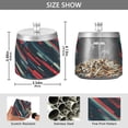 thumbnail image 2 of Yayeee Ashtray with Lid for Cigarette Smokeless Stainless Steel Home Ash Holder, Stars Abstract Lines, 2 of 7