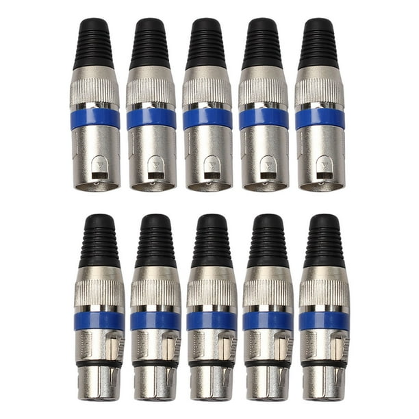 Tholdsy Experiencia de 10 piezas Conexión segura con conector de audio El sonido merece un conector adaptador de audio Electrónica Azul