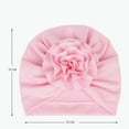 thumbnail image 6 of Newborn Hat Soft Stylish Polyester Cotton Big Flower Baby Cap for Little Girl, 6 of 8
