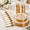 Gold Glitter-175 Piece (25 guests), variant on 700 Piece Glitter Plastic Dinnerware Set For 100 Guests