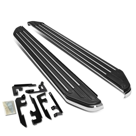 DNA Motoring For 16-22 Honda Pilot Aluminum Black OE Style 5.5" Side Step nerf Bar Running Board