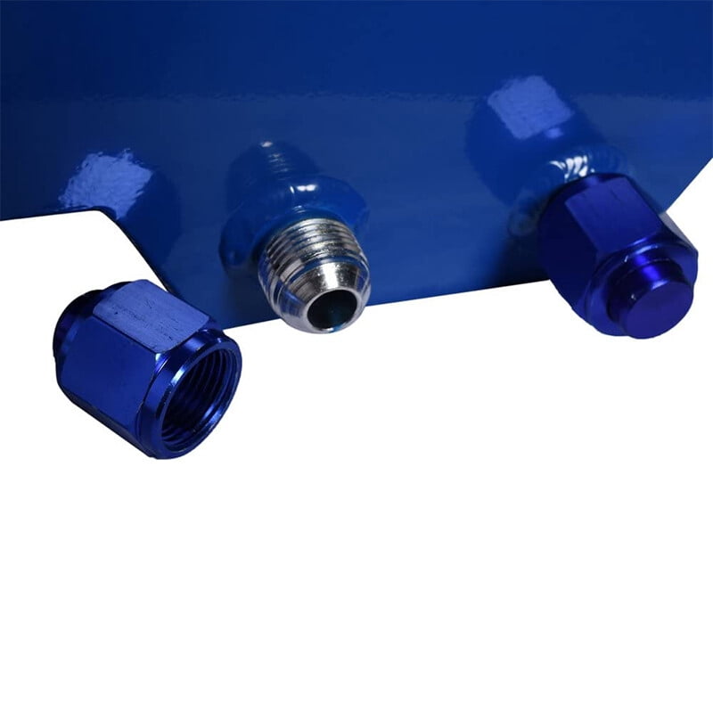 YIUIY 8 GALLON BLUE COATED ALUMINUM RACING/DRIFTING FUEL CELL GAS TANK + LEVEL SENDER