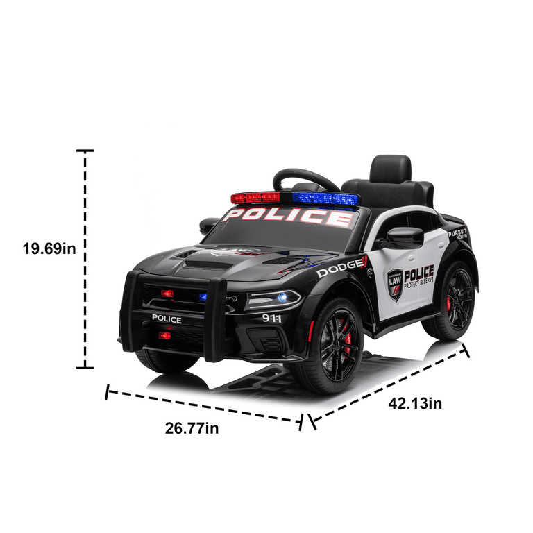 12V Kids Ride on Toys Cars with Remote Control, Dodge Charger