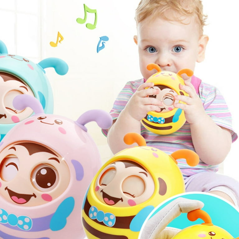 Cartoon Baby Tumbler Toy Wink Design Educational Cute Tumbler Roly
