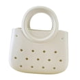 thumbnail image 2 of Bolsa de playa para mujeres Impermeable para el agua Pequeña bolsa Multipropósito de almacenamiento de verano con agujero, 2 of 8