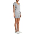 thumbnail image 2 of Time and Tru Crew Neck Cotton Short Sleeve Romper (Women's), 1 Count, 1 Pack, 2 of 6