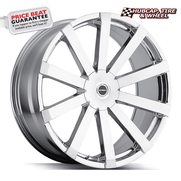 Strada GABBIA Chrome - 20X8.5-5x100 Bolt Pattern, 35 Offset