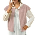 thumbnail image 5 of Diufon Womens Fuzzy Warm Vest Casual Sleeveless Open Front Cardigan Lightweight Fall Fashion Winter Jackets, 5 of 8