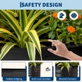thumbnail image 4 of Large Galvanized Steel Raised Garden Bed Planter Box – Rust-Resistant, Open Bottom, Ergonomic, Easy Assembly – Beige with Anti-Cut Strips,, 4 of 8