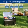 thumbnail image 3 of 32 Qt Car Refrigerator Portable Fridge Freezer AC DC Power for Camping Travel, 3 of 11