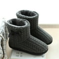 thumbnail image 6 of Women's and Men's Fluffy Bootie Slipper Sock with Memory Foam House Shoes, 6 of 8