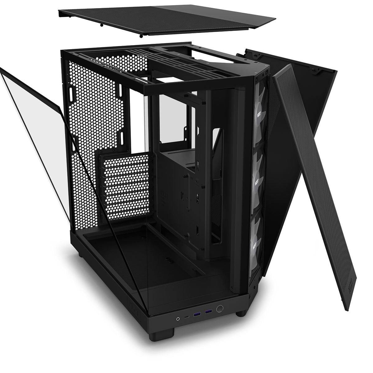 PCケース NZXT H6 Flow RGB Black H6 Flow RGB | Gaming PC Cases | NZXT