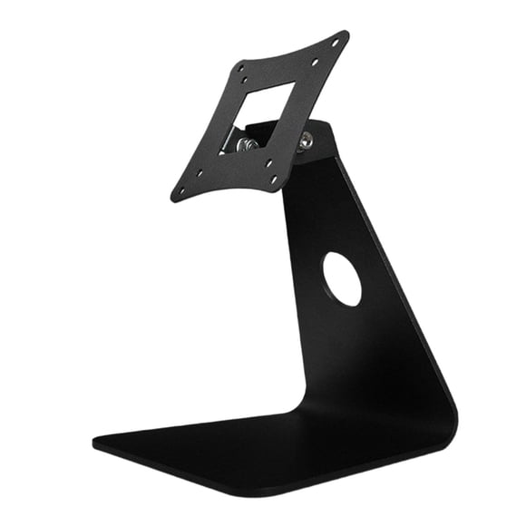 QualitChoice Premium Freestanding Mount Distance Adjustable Angle 14 To 27 Inch Screens Office Desk Stand Firm And Stable. Ca Sturdy Black 22x18x16cm